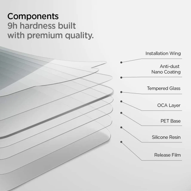 Захисне скло Spigen Glass Slim для iPad 10.2 2021 | 2020 | 2019 Transparent (AGL00236)