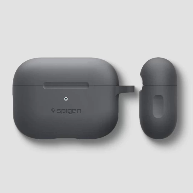 Чохол Spigen для AirPods Pro Silicone Fit Charcoal (ASD00536)