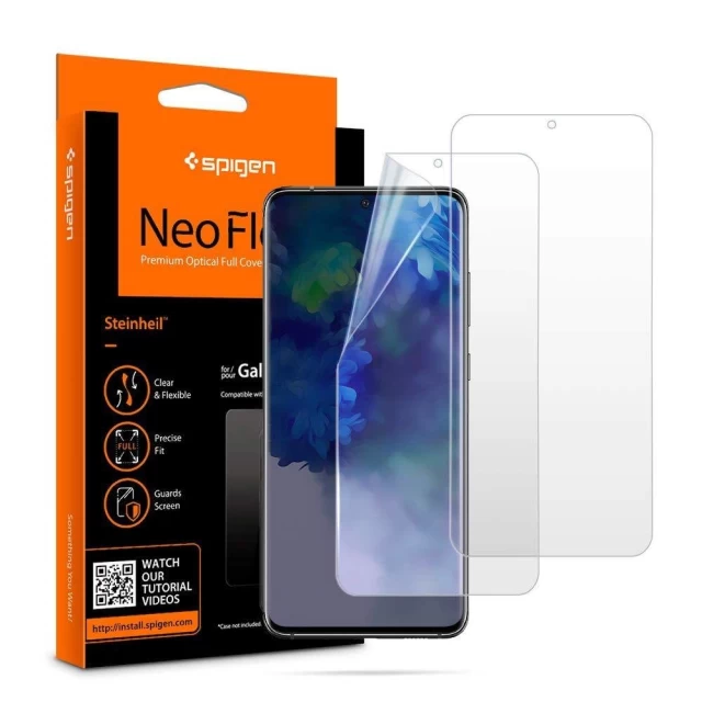 Защитное стекло Spigen для Samsung Galaxy S20 Plus Neo Flex HD Clear (AFL00644)