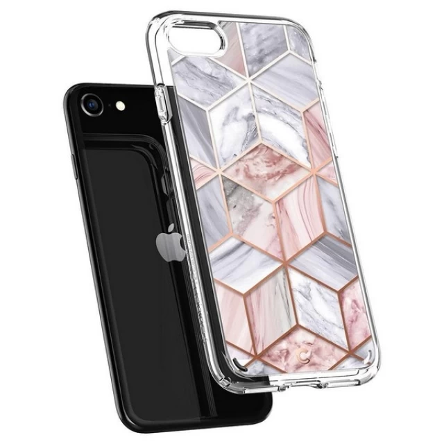 Чохол Spigen Ciel Cecile для iPhone SE 2020 | 7 | 8 Pink Marble (ACS00967)