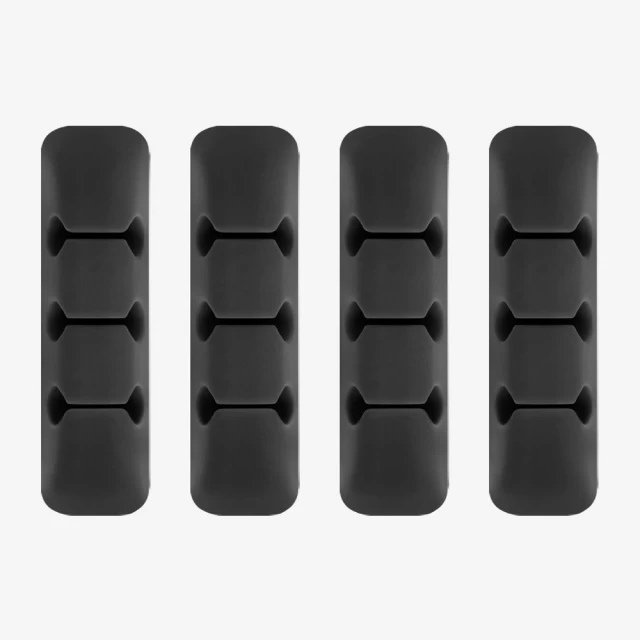 Комплект органайзерів Ringke Silicone Adhesive Holder Black (4 Pack) (ACOR0002)