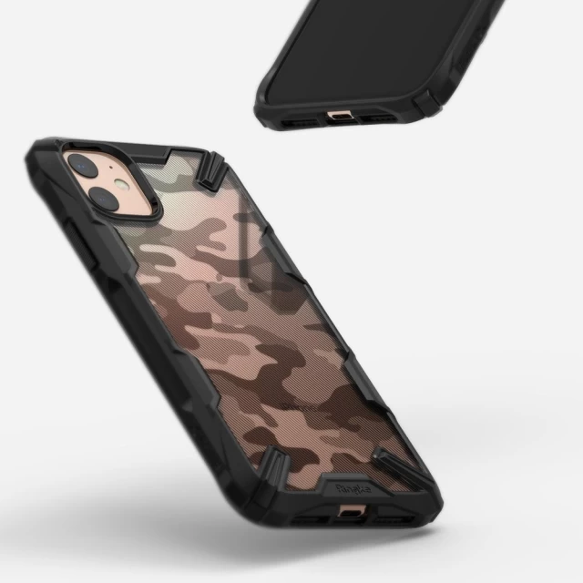 Чехол Ringke Fusion X Design Camo для iPhone 11 Black (8809688891144)