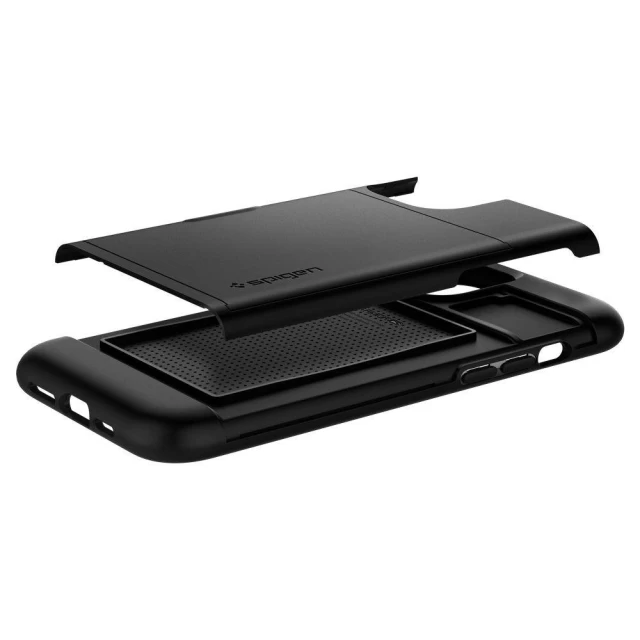 Чехол Spigen для iPhone 12 Pro Max Slim Armor CS Black (ACS01623)