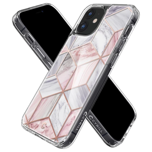 Чехол Spigen для iPhone 12 mini Cyrill Cecile Pink Marble (ACS01782)
