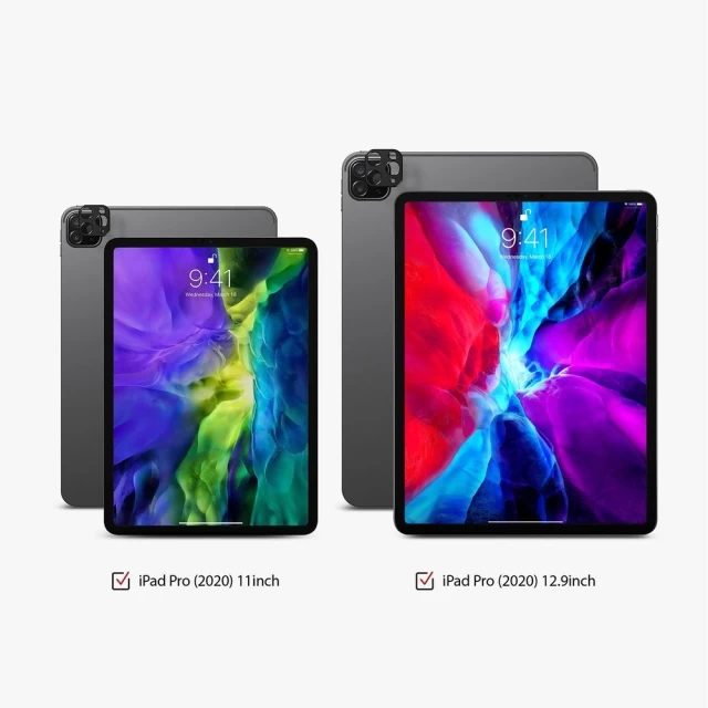 Захисне скло Ringke для камери iPad Pro 12.9 2021 | 2020 | iPad Pro 11 Black (ACCS0005)