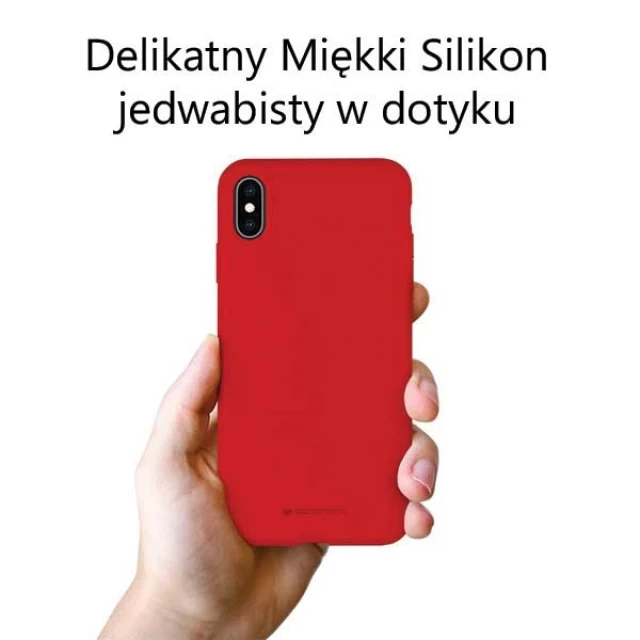 Чохол Mercury Silicone для Samsung Galaxy A41 (A415) Red (8809724833237)