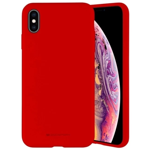 Чехол Mercury Silicone для Samsung Galaxy A21 (A215) Red (8809724833299)