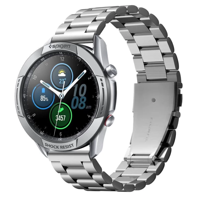 Чохол Spigen для Samsung Galaxy Watch 3 45 mm Chrono Shield Silver (AMP02239)