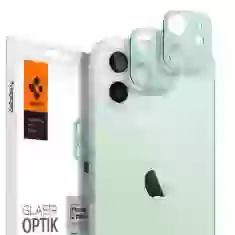 Защитное стекло Spigen для камеры iPhone 12 mini Optik.Tr (2 pack) Green (AGL02463)