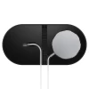 Бездротовий зарядний пристрій Spigen MagFit Duo Standart 2-in-1 15W Black with MagSafe (AMP02796)
