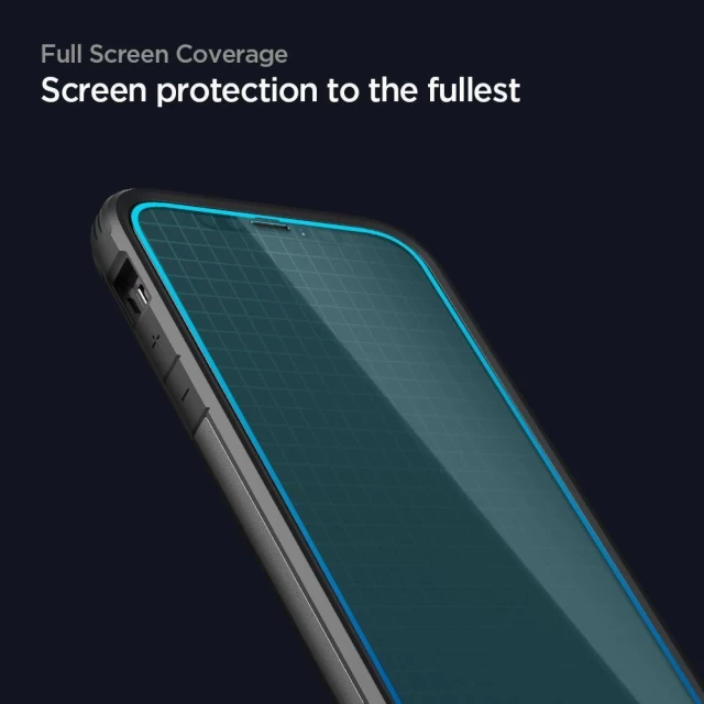 Защитное стекло Spigen для Samsung Galaxy A52 | A52 5G | A52S AlignMaster Full Coverage Black (AGL02821)