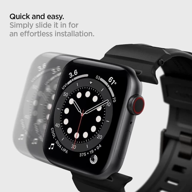 Ремешок Spigen Rugged Band для Apple Watch 41 | 40 | 38 mm Matte Black (AMP02855)