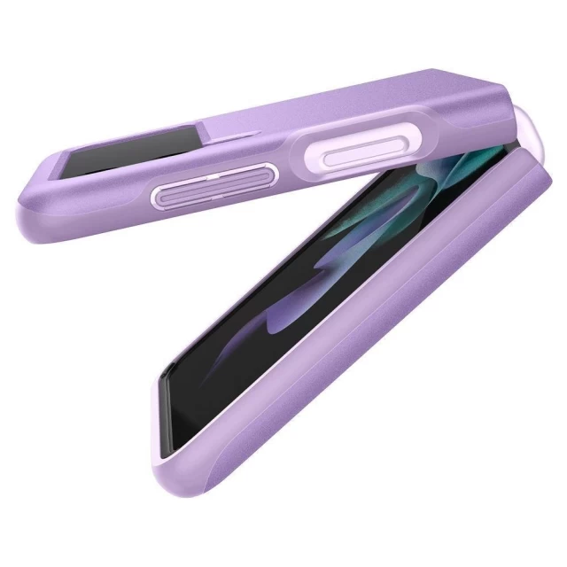 Чохол Spigen для Samsung Galaxy Flip3 (F711) Thin Fit Shiny Lavede (ACS03081)
