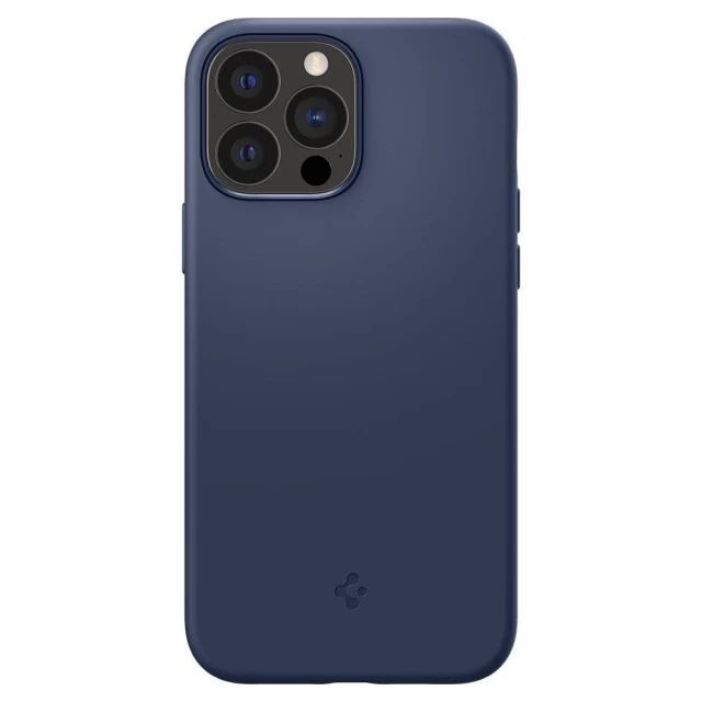 Чохол Spigen для iPhone 13 Pro Max Silicone Fit Navy Blue (CS03230)