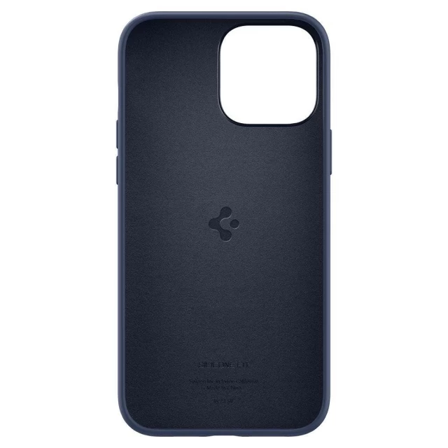 Чохол Spigen для iPhone 13 Pro Max Silicone Fit Navy Blue (CS03230)