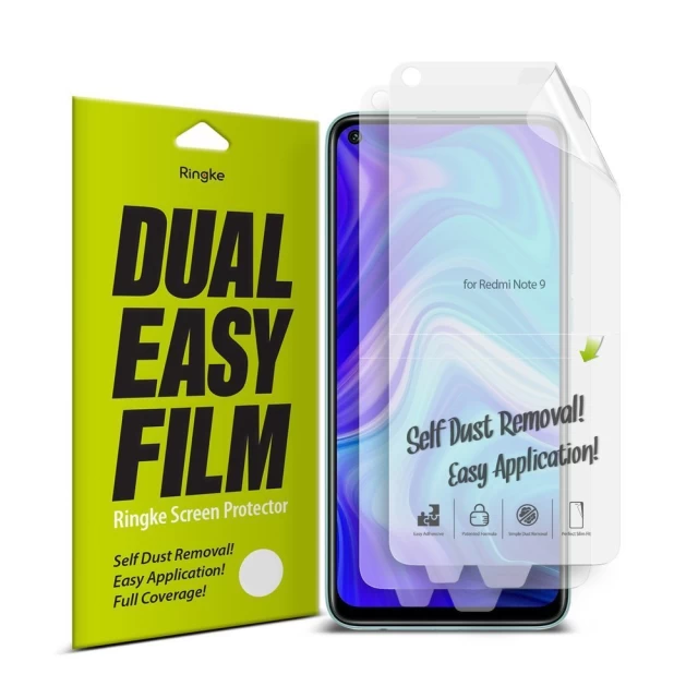 Защитная пленка Ringke Dual Easy Film Easy Stick Film для Xiaomi Redmi 10X 4G/Redmi Note 9 (2 Pack) (DWXI0002)