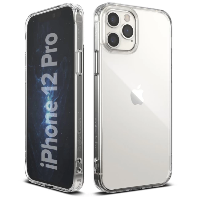 Чехол Ringke Fusion для iPhone 12 | 12 Pro Transparent (8809758100909)