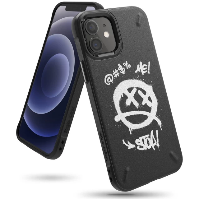 Чохол Ringke Onyx Design Graffiti для iPhone 12 mini Black (OXAP0030)