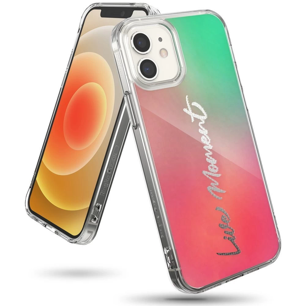 Чехол Ringke Fusion Design для iPhone 12 mini Pink/Green (GNAP0020) -  купить по цене 509 ₴ в Киеве / Украине. Оригинальный товар с гарантией  качества.
