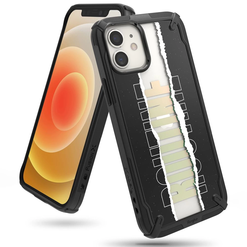 Чехол Ringke Fusion X Design Routine для iPhone 12 mini Black (XDAP0020) -  купить по цене 519 ₴ в Киеве / Украине. Оригинальный товар с гарантией  качества.