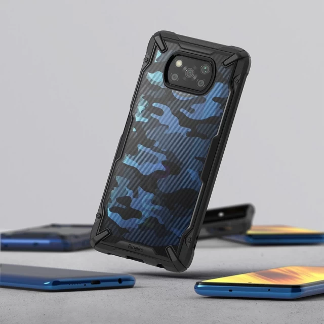 Чохол Ringke Fusion X Camo для Xiaomi Poco X3 Pro/X3 NFC Black (8809758106871)