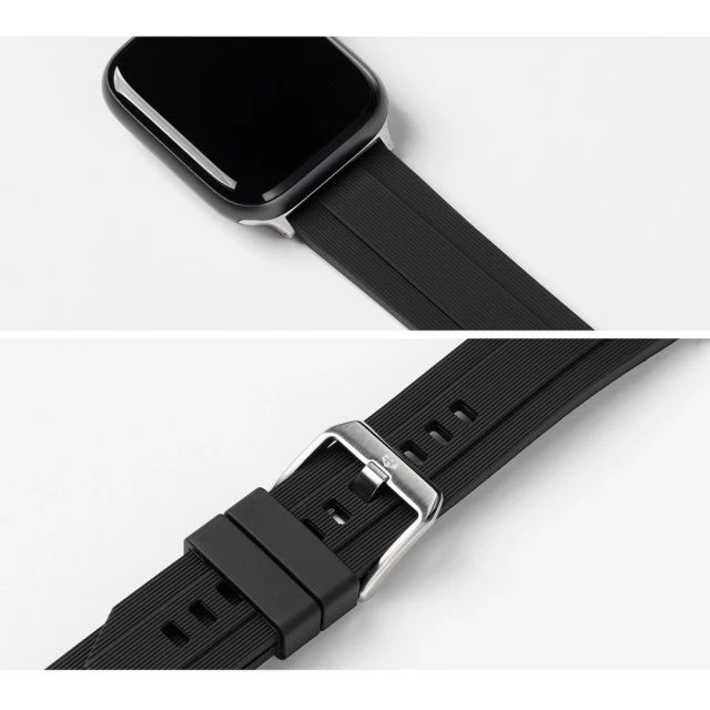 Ремінець Ringke Rubber One для Apple Watch 49 | 45 | 44 | 42 mm Black (AW-B-44-10)