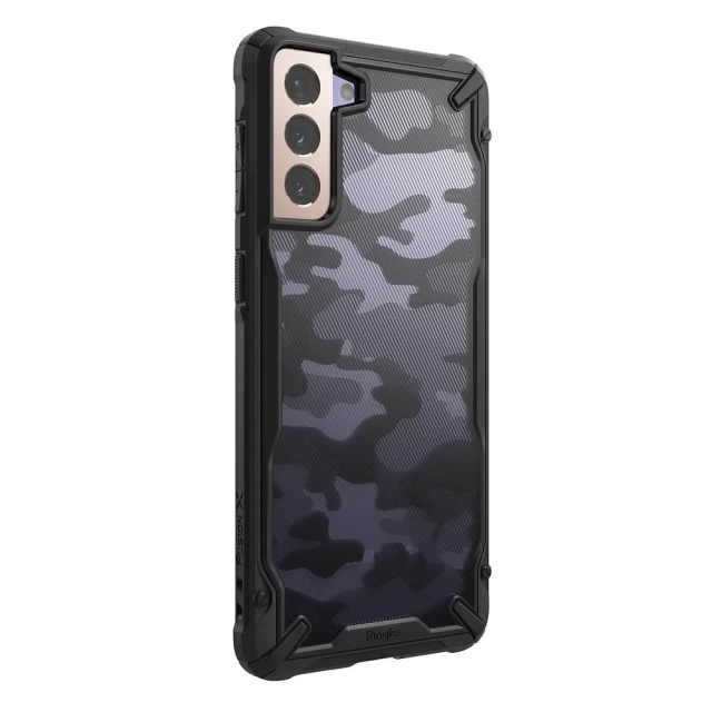 Чехол Ringke Fusion X Camo для Samsung Galaxy S21 Plus Black (8809758109780)