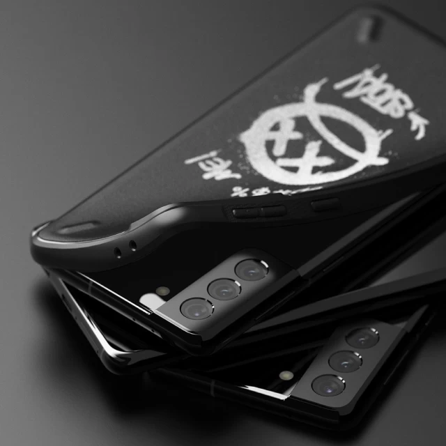 Чохол Ringke Onyx Design Graffiti для Samsung Galaxy S21 Plus 5G Black (OXAP0055)