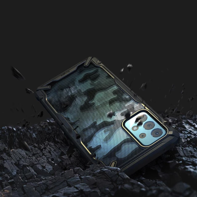 Чохол Ringke Fusion X Camo для Samsung Galaxy A52/A52 5G/ A52s 5G Black (8809785453696)