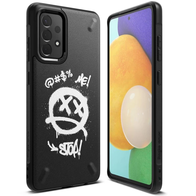 Чохол Ringke Onyx Design Graffiti для Samsung Galaxy A72 4G Black (OXSG0048)