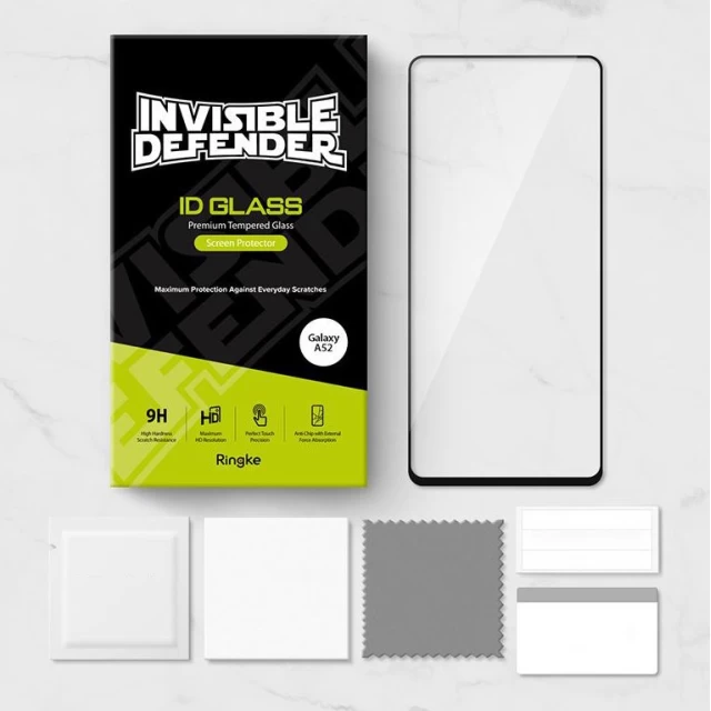 Захисне скло Invisible Defender ID для Samsung Galaxy A52 Black (G4AS037)