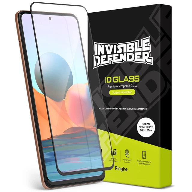 Захисне скло Invisible Defender ID для Xiaomi Redmi Note 10 Pro Black (G4AS042)