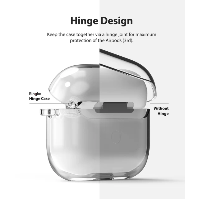 Чохол Ringke Hinge Case для AirPods 3 Transparent (EC59094RS)