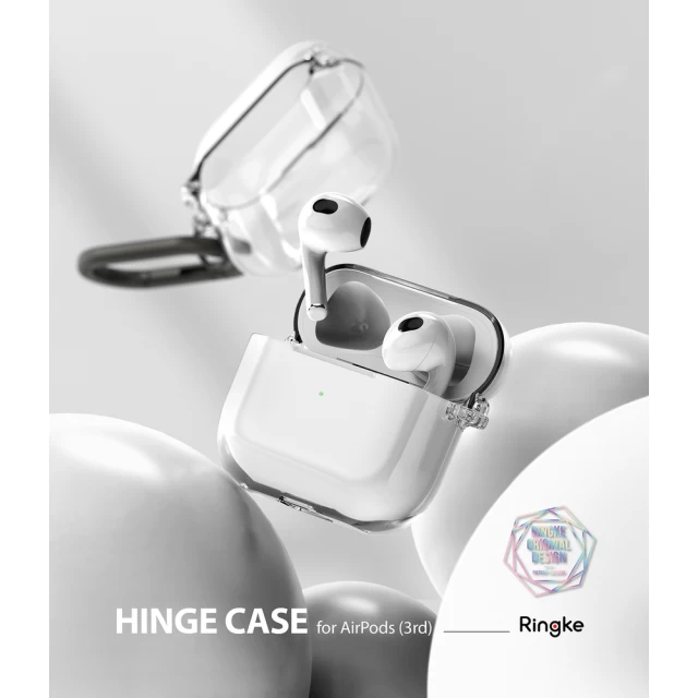 Чохол Ringke Hinge Case для AirPods 3 Transparent (EC59094RS)