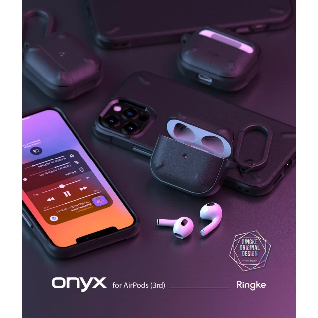 Чохол Ringke Onyx для AirPods 3 Black (EC52336RS)