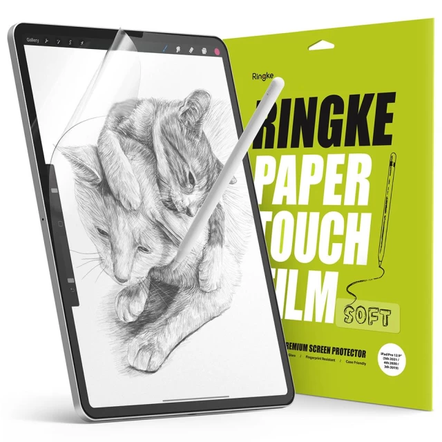 Захисна плівка Ringke Soft Paper Touch для iPad Pro 12.9 2021 | 2020 | 2018 Transparent (PF13S041)