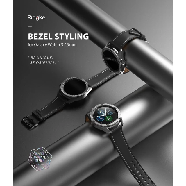 Чохол Ringke Bezel Styling Case для Galaxy Watch 3 45 mm Black (GW3-45-61)