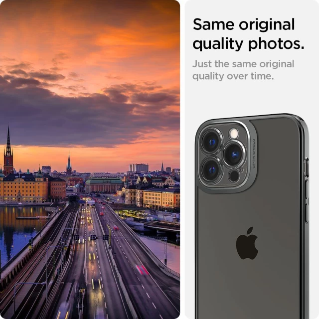 Чохол Spigen для iPhone 13 Pro Optik Crystal Chrome Gray (ACS03288)