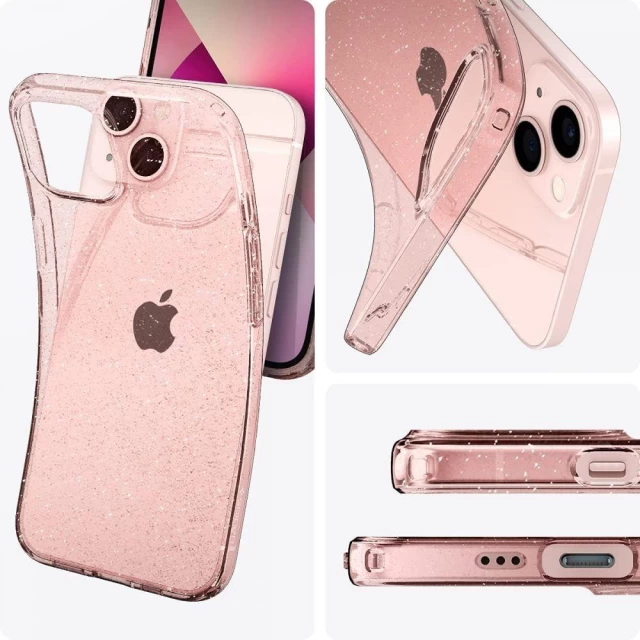 Чохол Spigen для iPhone 13 mini Liquid Crystal Glitter Rose (ACS03313)