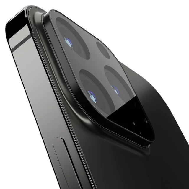 Захисне скло Spigen для камери iPhone 13 Pro | 13 Pro Max Optik TR. Protector Camera (2 pack) Black (19975-0)