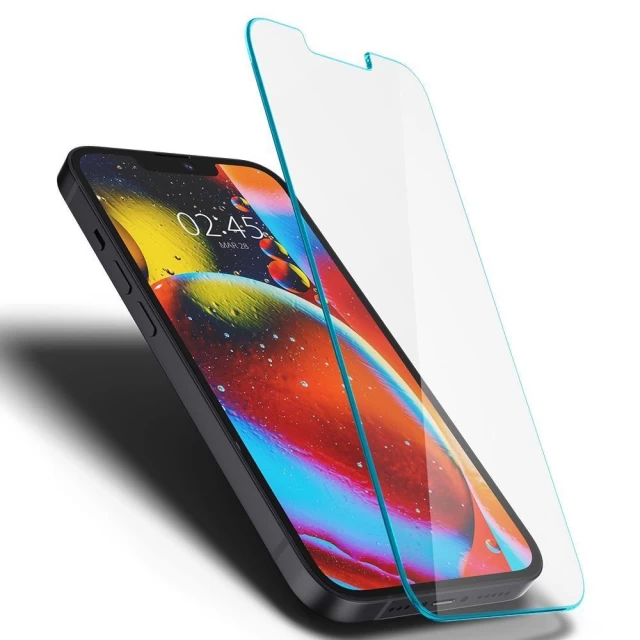 Защитное стекло Spigen для iPhone 13 | 13 Pro GLAS.tR EZ Fit (2 pack) Transparent (AGL03385)