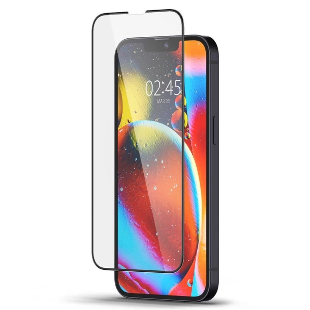 Защитное стекло Spigen для iPhone 13 | 13 Pro Glass TR Slim Full Cover Transparent (AGL03392)
