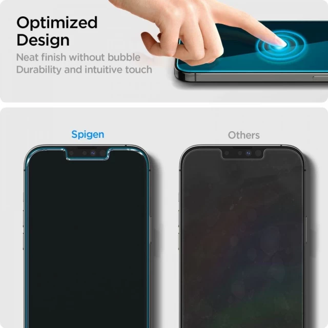 Чехол и защитное стекло Spigen для iPhone 13 Pro Max Crystal Pack Crystal Clear (ACS03636)