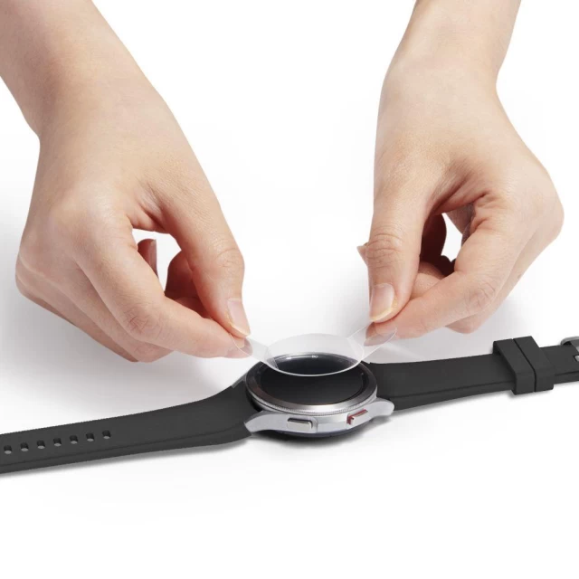 Захисне скло Spigen для Galaxy Watch 4 46 mm Glas.tr Slim (3 pack) Transparent (AGL03842)