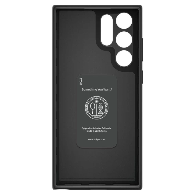 Чехол Spigen для Samsung Galaxy S22 Ultra Thin Fit Black (ACS03911)