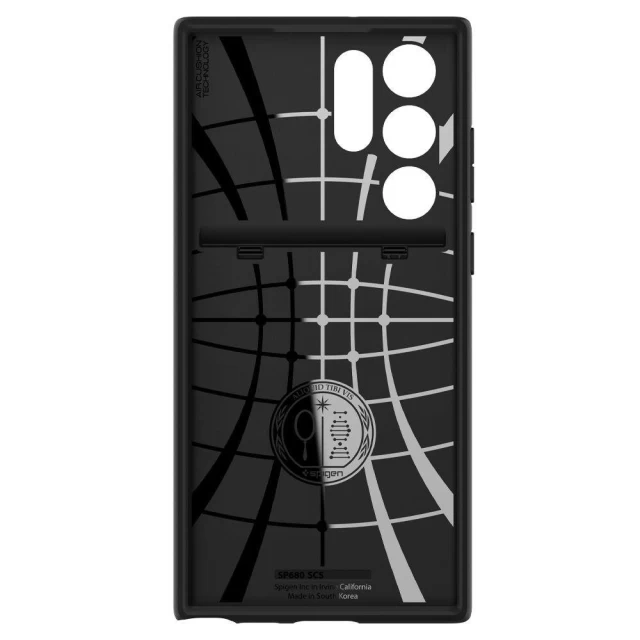 Чехол Spigen для Samsung Galaxy S22 Ultra Slim Armor CS Black (ACS03927)