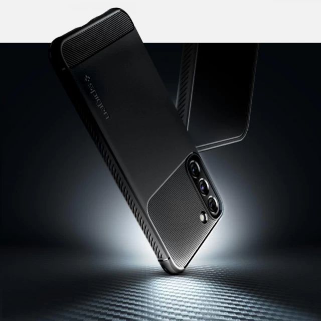 Чохол Spigen для Samsung Galaxy S22 Rugged Armor Matte Black (ACS03986)