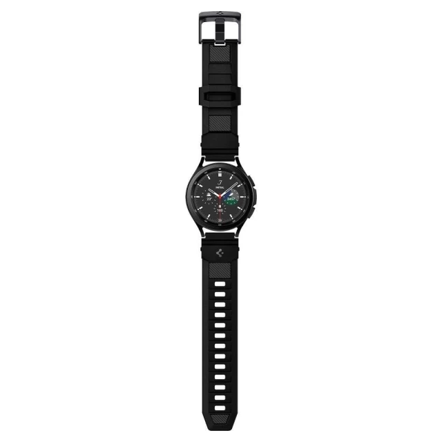 Ремінець Spigen для Galaxy Watch 20 mm Rugged Armor Matte Black (AMP04031)