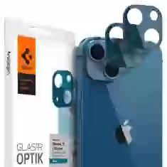 Захисне скло Spigen для камеры iPhone 13 | 13 mini Optik TR. Protector Camera (2 pack) Blue Cover (AGL04037)