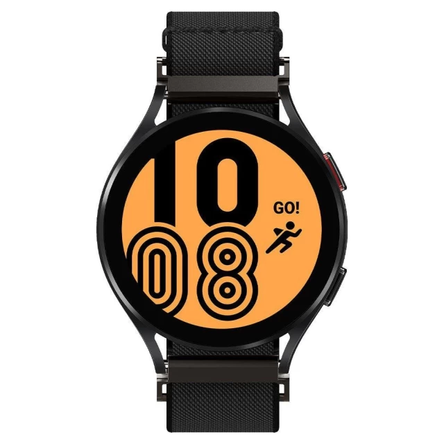 Ремешок Spigen для Samsung Galaxy Watch 4 40 | 42 | 44 | 46 mm Lite Fit Black (AMP04040)